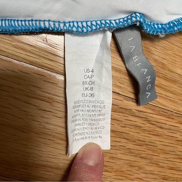 La Blanca Sketched Lace-Up One-Piece Swimsuit - Picture 9 of 12